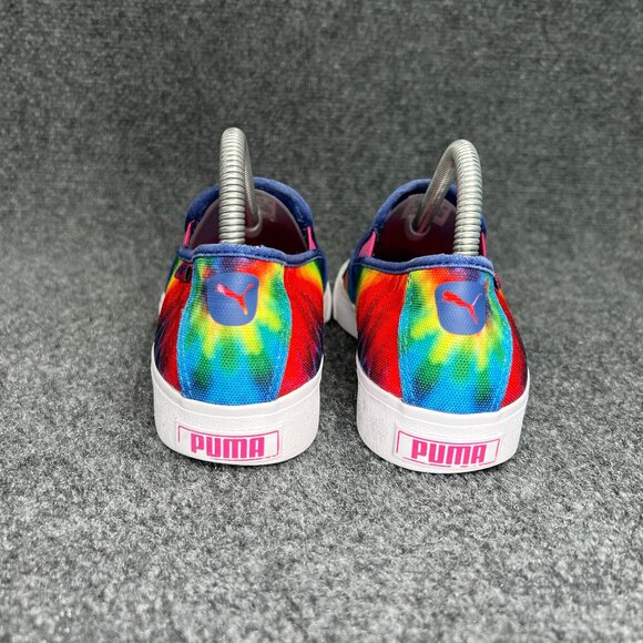 Puma Tie Dye Sneakers Women's Size 7.5 Colorful Slip On Comfort Athletic Shoes - Picture 5 of 13